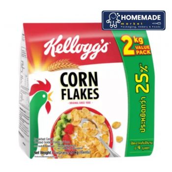 Kellogg's Corn Flakes 2 kg (500g x 4 ถุง)