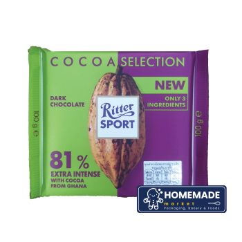 Ritter Sport - Ghana 81% (100g)