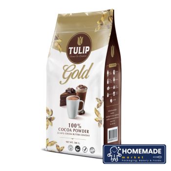 ผงโกโก้ 22-24% Tulip Gold (ถุง 500g)