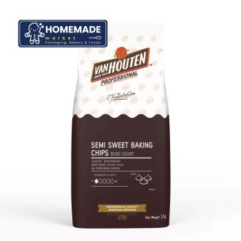 Van Houten - Semi Sweet Dark Chips Compound (1 kg)